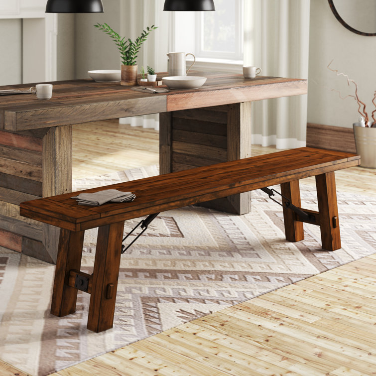 Solid wood 2025 table with bench